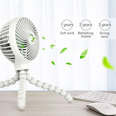 Ventilador Portátil Plegable con Carga USB - Mini Abanico para Cochecito y Hogar - Image 16