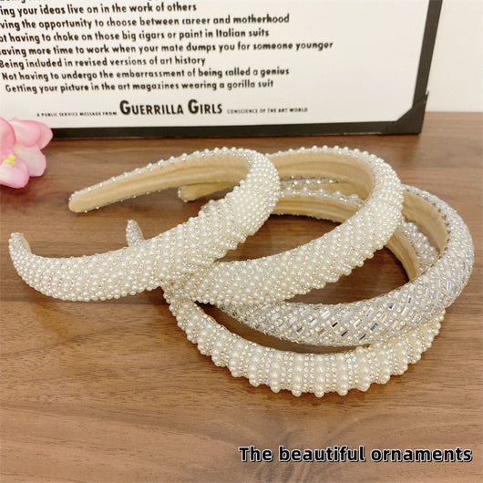 Diadema Perla de Lujo Premium - Alta Definición y Acabado Profesional - Image 19