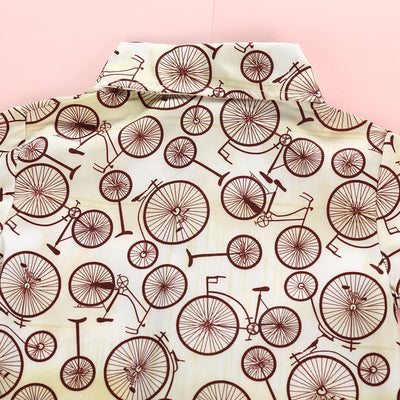 Conjunto Estampado: Playera + Shorts Rojo Vino - Image 4