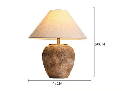 Lámpara de Mesa de Cerámica Estilo Moderno Retro Chino Nostálgico - Image 3