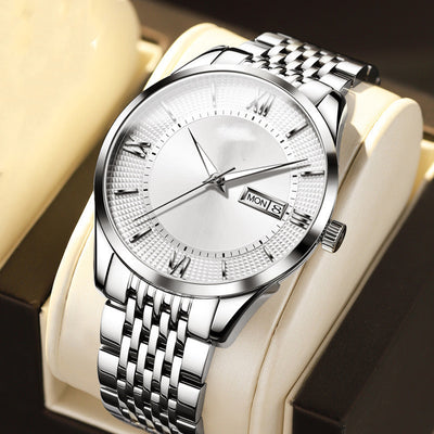Reloj Mecánico Automático para Hombre con Calendario Doble y Resistencia al Agua - Image 10