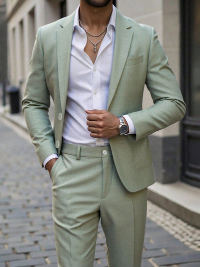 Conjunto de Traje Ejecutivo Clásico para Hombre - Image 11