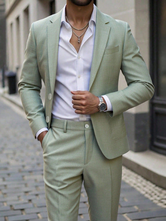 Conjunto de Traje Ejecutivo Clásico para Hombre - Image 11