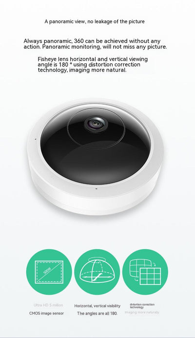Cámara de Vigilancia Panorámica Ultra HD con Visión Gran Angular - Image 9