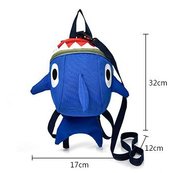 Mochila Infantil Anti-pérdida con Diseño Tiburón - Perfecta para Niños - Image 13