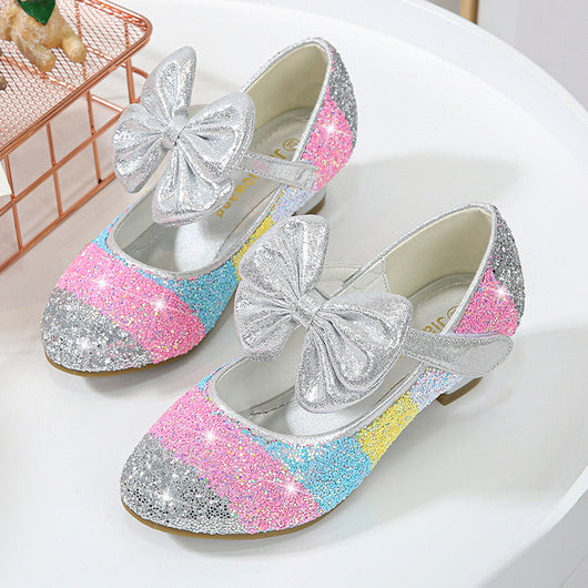 Zapatos de Tacón Alto Princesa con Cristales y Punta Redonda Suave - Image 5