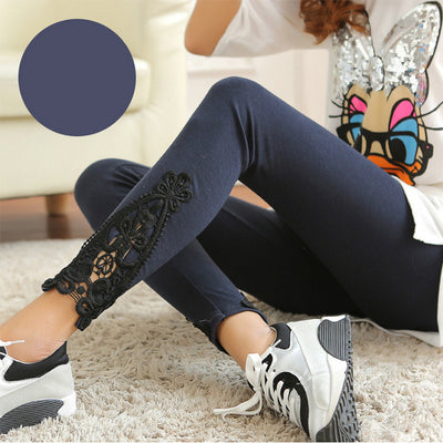 Leggins Reductores con Encaje Lateral Triangular - Image 4