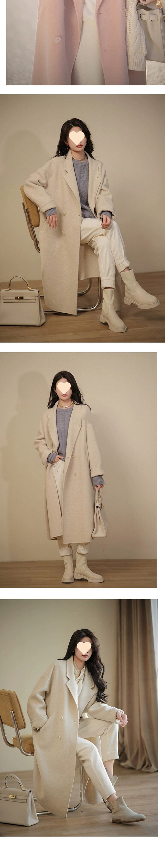 Abrigo Trench Reversible de Cashmere y Lana para Mujer - Image 12