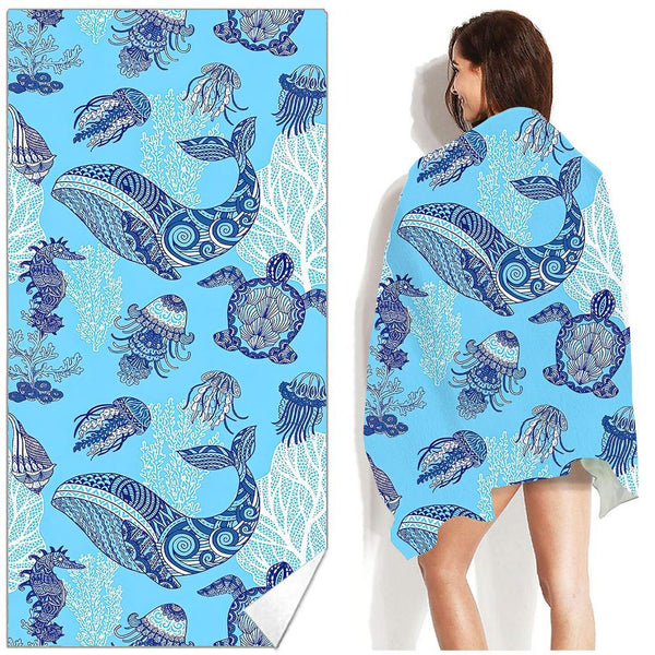 Toalla de Playa Bohemia Estampada - Absorbente y Versátil - Image 5