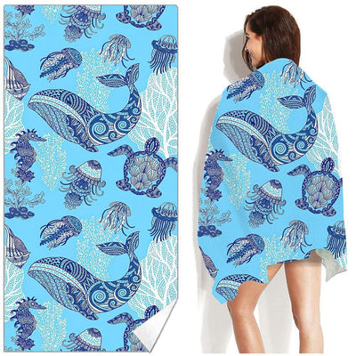 Toalla de Playa Bohemia Estampada - Absorbente y Versátil - Image 5