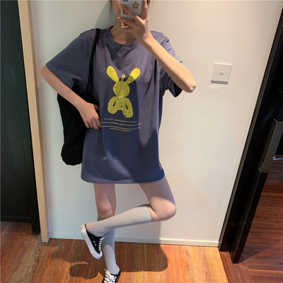 Playera Estampada de Manga Corta para Mujer - Corte Midi Versátil - Image 6