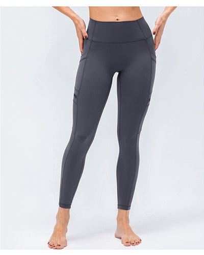 Pantalones de Sudadera Ajustados de Cintura Alta con Bolsillos Laterales - Image 11