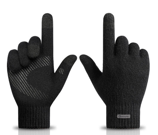 Guantes de Lana Tejida Forrados en Forro Polar Ártico - Image 10