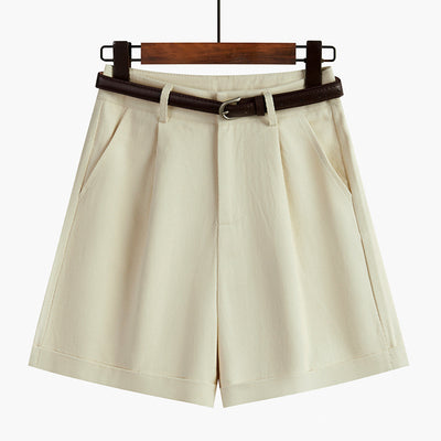 Pantalón Ancho Blanco de Pierna Recta - Versión Coreana Multiusos - Image 3