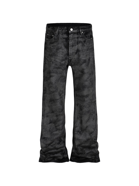 Pantalones Negros de Pierna Ancha con Corte Slim - Image 10