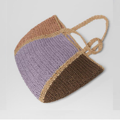 Bolsa Tejida de Gran Capacidad con Asa de Hombro - Image 8