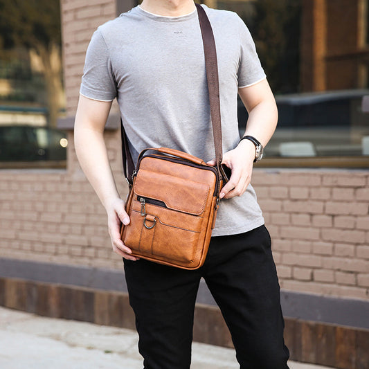 Mochila Cruzada Compacta para Documentos - Estilo Casual Hombre