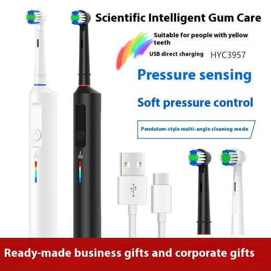 Cepillo Dental Eléctrico Rotatorio con Tecnología Blanqueadora - Image 2
