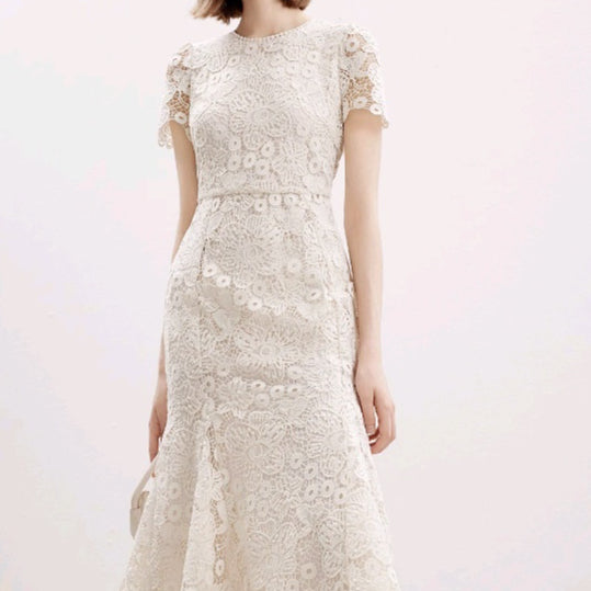Vestido Ajustado con Encaje Elegante para Mujer