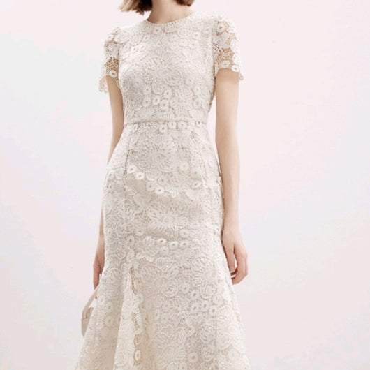 Vestido Ajustado con Encaje Elegante para Mujer