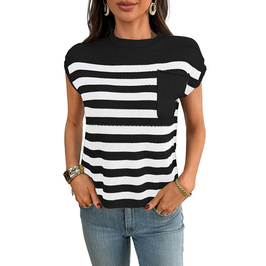 Blusa Clásica de Manga Corta para Mujer - Image 4