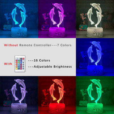 Lámpara LED 3D con Control Remoto por Tacto - Image 6