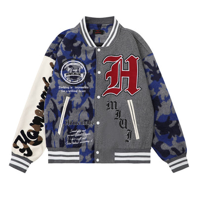 Uniforme de Béisbol Camuflaje Patchwork para Hombre - Image 10