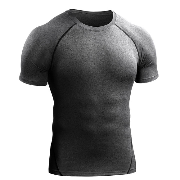 Camiseta Deportiva Hombre Manga Corta Secado Rápido