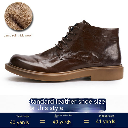 Botas Martin Altas Casuales Ejecutivas con Patrón Grab para Hombre - Image 9