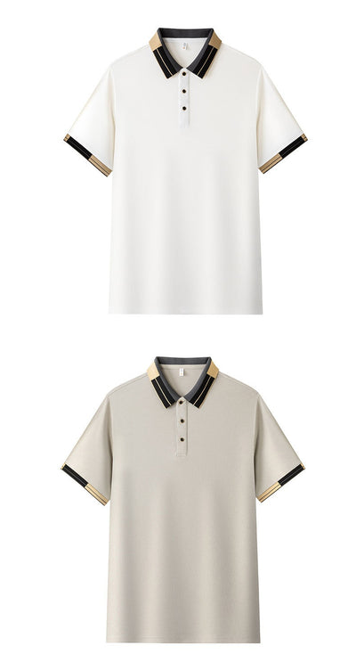 Camisa Casual de Manga Corta con Cuello Solapa para Hombre Adulto - Image 10