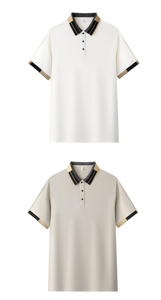 Camisa Casual de Manga Corta con Cuello Solapa para Hombre Adulto - Image 10