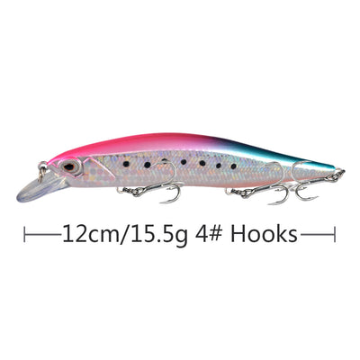 Señuelo de Pesca Flotante 120mm 15.5g - Carnada Artificial Premium - Image 7