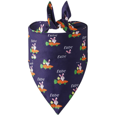 Pañuelo Triangular Absorbente para Mascotas - Diseño Conejito Pascua - Image 27