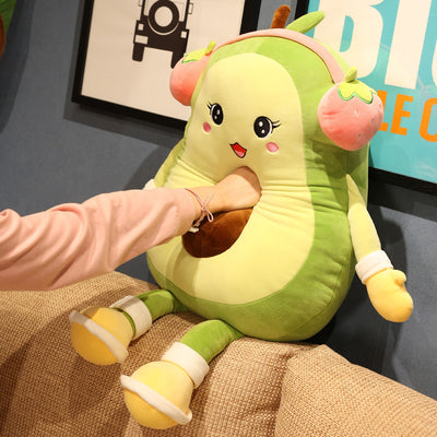 Almohada Peluche Aguacate Viral - Juguete Suave para Dormir y Regalos - Image 14