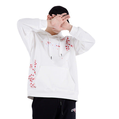 Suéter de Algodón Holgado Tendencia Nacional para Hombre - Image 7