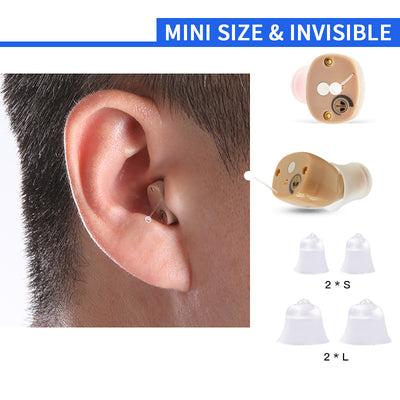 Audífono Recargable Intraaural con Amplificador de Sonido - Image 5