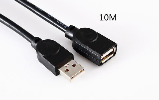 Cable Extensor USB 2.0 Negro con Núcleo de Cobre - Image 8