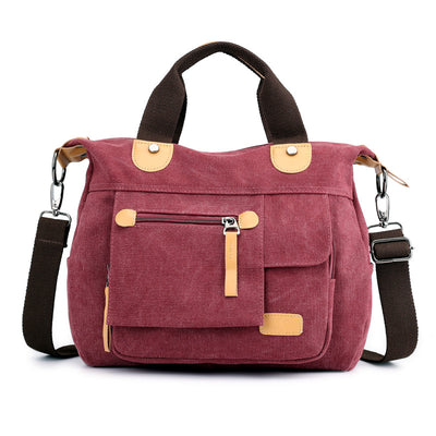 Bolsa de Lona Retro Casual para Mujer - Image 11