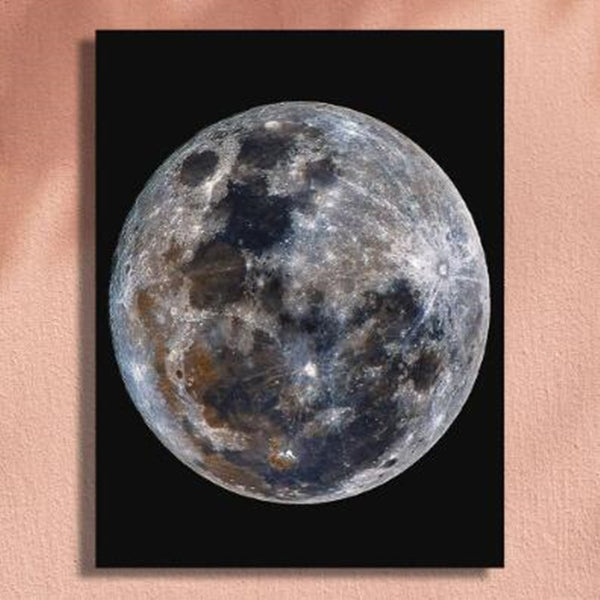 Cuadro de Pintura Digital Relleno de Colores sin Marco - Decoración Paisaje