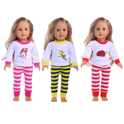 Muñeca Infantil con Traje de Rayas Coloridas - Image 11