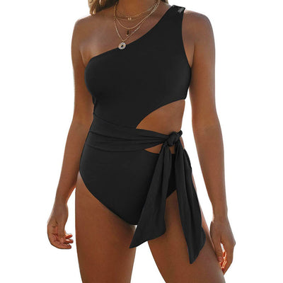 Traje de Baño de Una Manga con Control Abdominal - Image 5