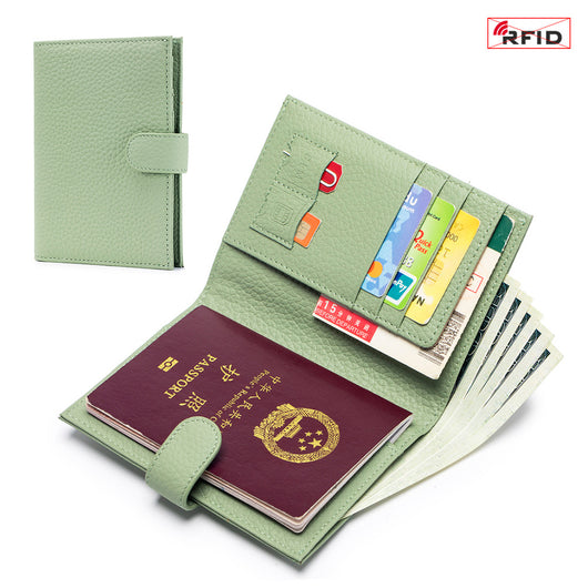 Bolsa Pasaporte Ultradelgada de Cuero con Protección RFID - Image 16
