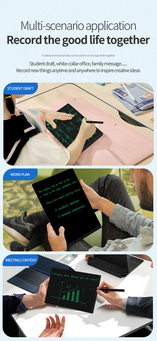 Pizarra Digital LCD de Doble Pantalla para Escritura a Mano - Image 22