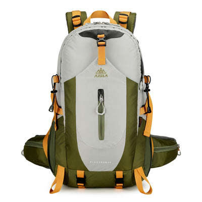 Mochila de Trekking AZELA Electron 40L - Blanco y Azul Marino para Senderismo y Viajes - Image 5