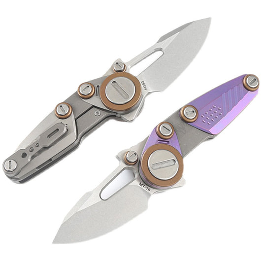 Cuchillo Plegable M390 Acero Titanio Premium - Image 7