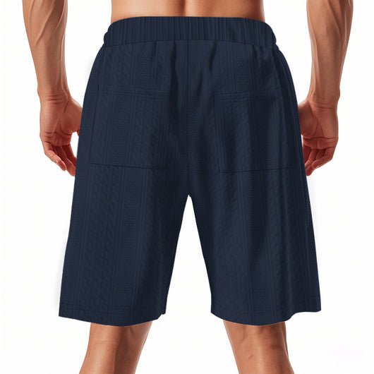 Shorts de Punto Jacquard Holgados para Hombre - Image 24