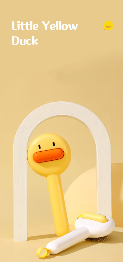Peine Deslanador de Pato Amarillo para Gatos y Perros - Image 9