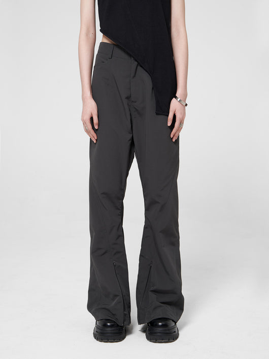 Pantalones Flare con Cierre Lineal para Mujer - Diseño Versátil Unisex - Image 5