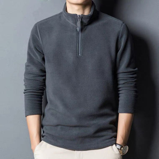 Sudadera Térmica con Cuello Mock Estilo Hoodie para Hombre - Image 7