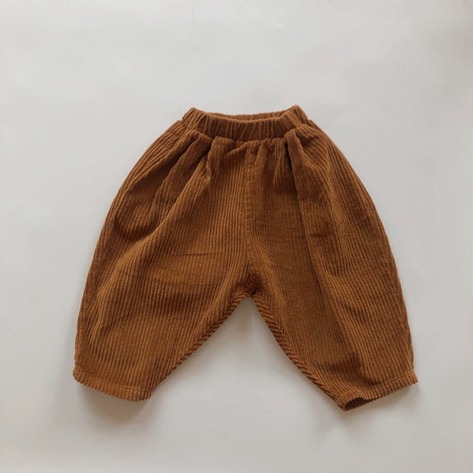 Pantalones Infantiles de Terciopelo Grueso a Rayas - Abrigo Térmico para Niños y Niñas - Image 12